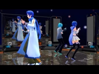 [mmd] wave hatsune miku mikuo with kaito shion kaiko shion