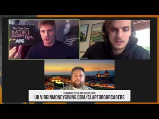 Medici charity quiz with bradley james and daniel sharman