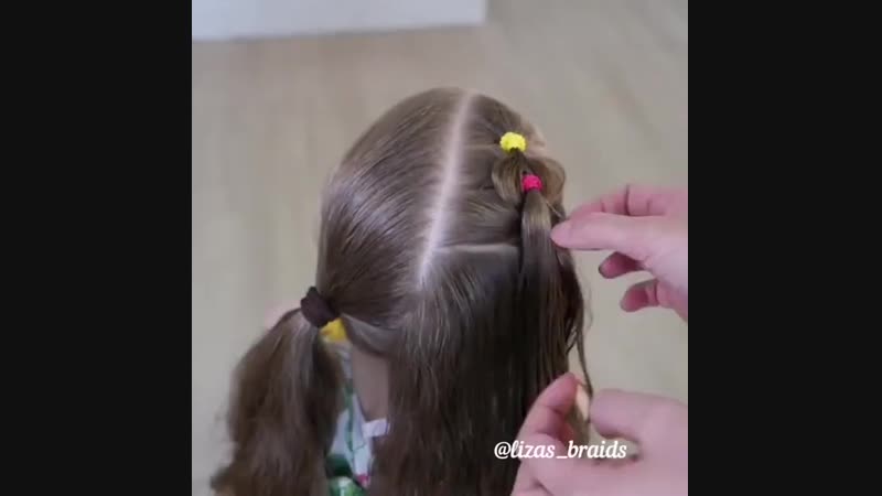 Красивая прическа для девочки