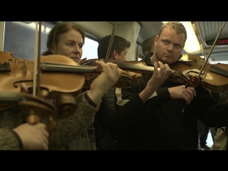 Flash mob in the copenhagen metro copenhagen phil playing peer gynt