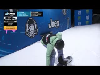 Monster energy womens snowboard superpipe full broadcast x games aspen 2021