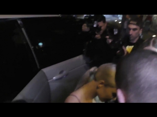 Kim kardashian west leaves dinner at craigs in west hollywood