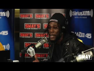 Burna boy spits fire on the 5 fingers of porn on sway in the morning 2019