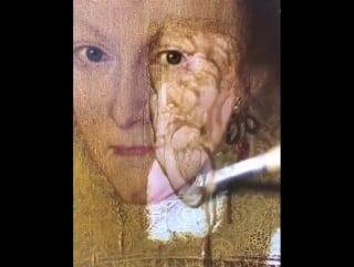 200 years of varnish removed from a painting