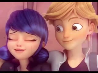 [edit by chattnnoir] marinette dupain cheng x lady bug x adrien agreste x chat noir x adrienette /// miraculous vine