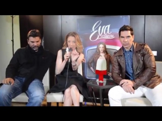 Edith gonzalez, jorge luis pila and arap bethke talk about "eva la trailera"