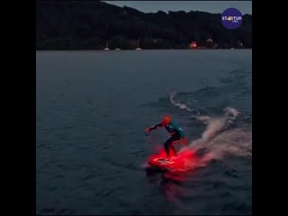 Startup selfie waterwolf electric surfboard speeds over lakes and rivers facebook