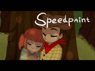 Undertale yellow soul(clover) & green soul(quinney) speedpaint