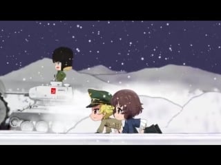 Girls und panzer【ガルパン】雪の進軍(歌詞付き)