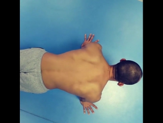 Scap shrugs before anything else make sure to have control over your body or it will control you