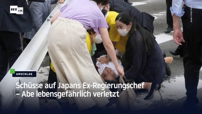 Schüsse auf japans ex regierungschef – abe lebensgefährlich verletzt