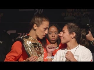 Ufc 211 joanna jedrzejczyk vs jessica andrade face offs