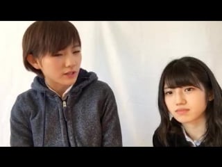 170202 showroom akb48 no myonichi yoroshiku! #11 (okada nana with murayama yuiri) 1314