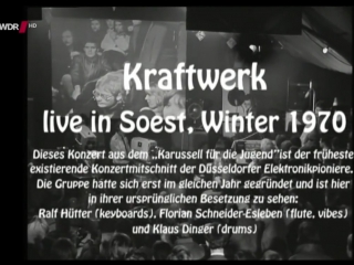 Kraftwerk rockpalast live in soest 1970