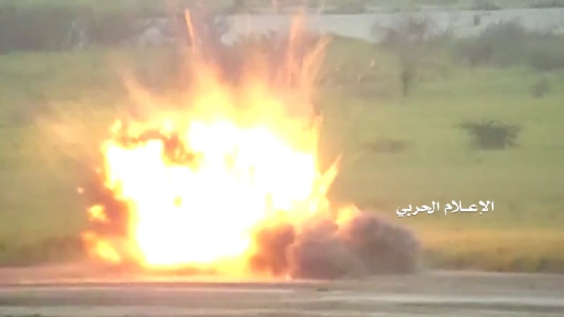 Йемен сентябрь 2018 хуситы подрывают mrap m atv коалиции