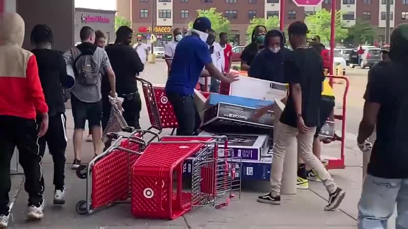 Протесты в миннеаполисе