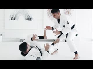 Rafael mendes passing options using the shin trap from open guard