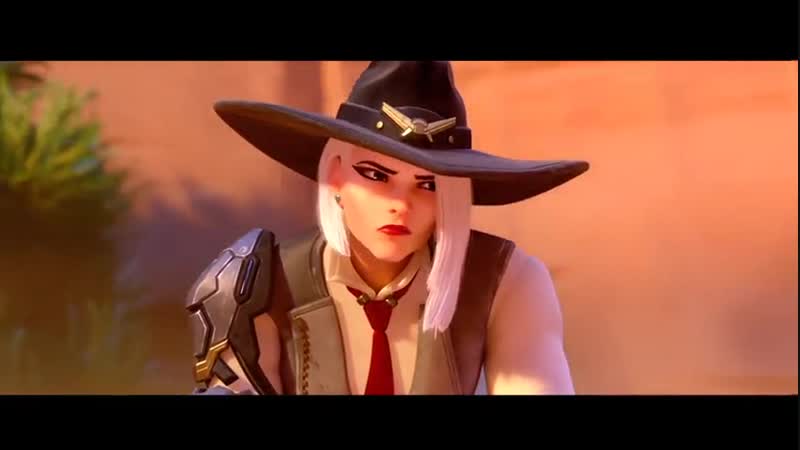 Ashe and bob roadtrip | overwatch
