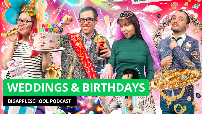 Wedding traditions and birthday celebrations in different countries