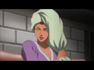 Justice league vs teen titans (nightwing tries to have fun with starfire