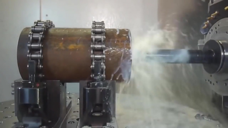 Сверление отверстия большого диаметра