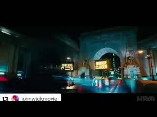 Next level tune in to @hbo tonight to get an exclusive behind the scenes look at #johnwick3