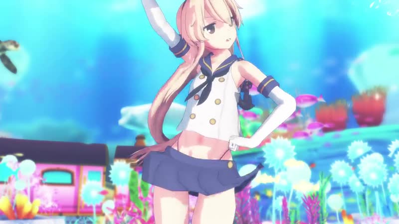 【mmd艦これ】『deep blue townへおいでよ』by 島風【1440p】