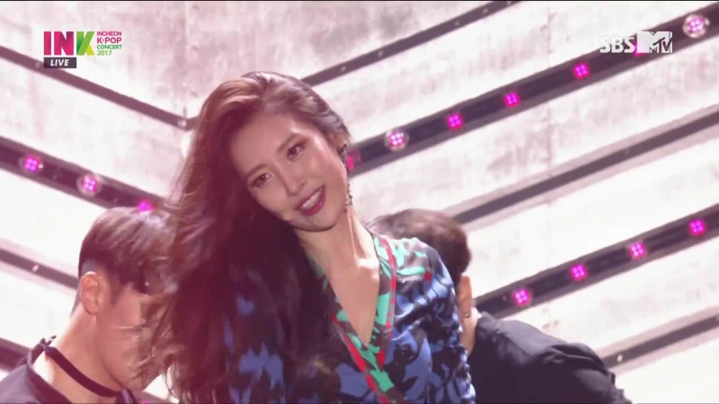 Sunmi gashina @ 2017 ink incheon k pop concert 170909