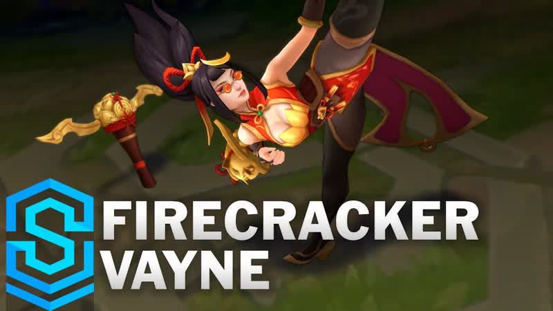 Firecracker vayne skin spotlight pre release league of legends