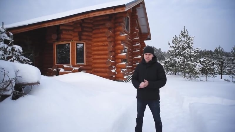 Как построить тёплый деревянный дом расходы на отопление зимой