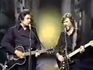 Johnny cash feat kris kristofferson sunday morning coming down