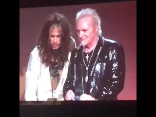 Steven tyler's and joey kramer's speech at musicares 2020