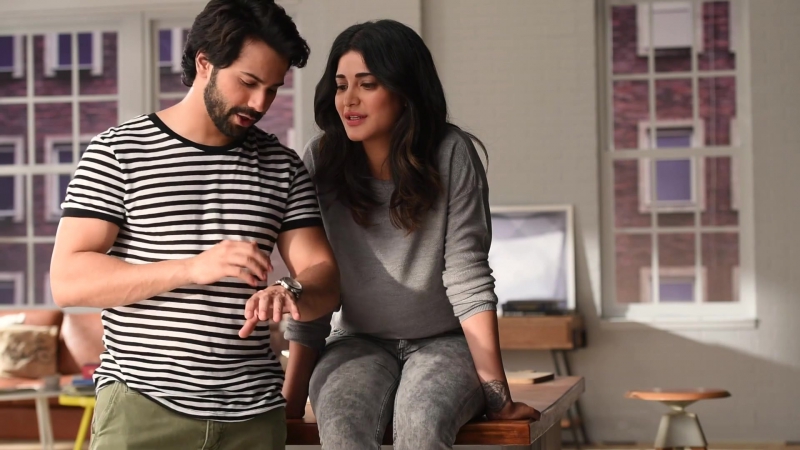 Fossil bts varun dhawan and shruti haasan
