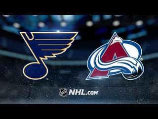 St louis blues vs colorado avalanche | jan 02, 2020 | game highlights | nhl 2019/20 | обзор матча