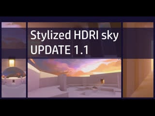 Cartoon & stylized hdri sky