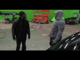 Paul walker imitates vin diesel on the set of 'fast & furious' diesel time bitches