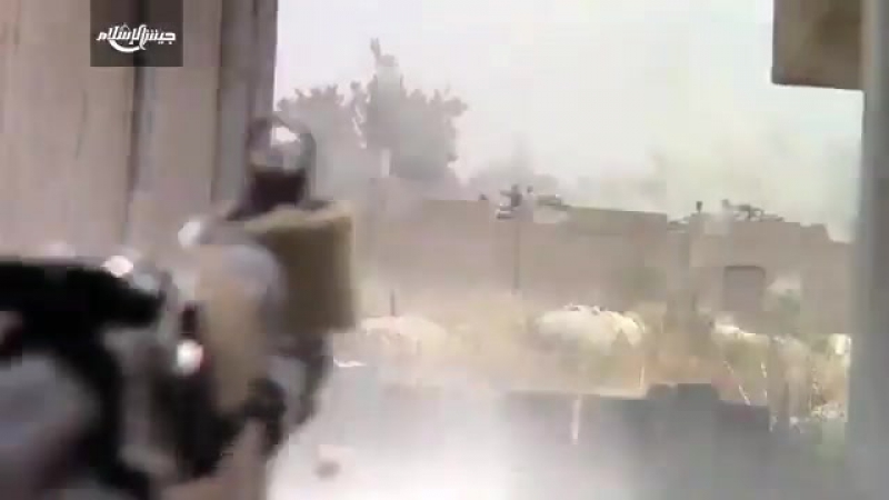 Боевики группирои джейш аль ислам в боях за рейхан в восточной гуте