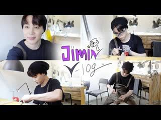 *автоперевод* [bts vlog] jimin l 팔찌공방 vlog