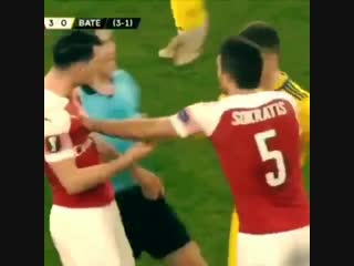 92nd minute of the game your player goes down and on comes daddy xhaka to the rescue oh captain! my captain ️