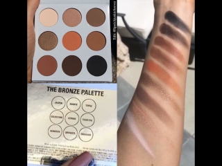 Палетка теней kylie bronze palette