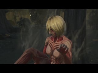 Леви и микаса vs жо [aot cut scene ps3 rip]