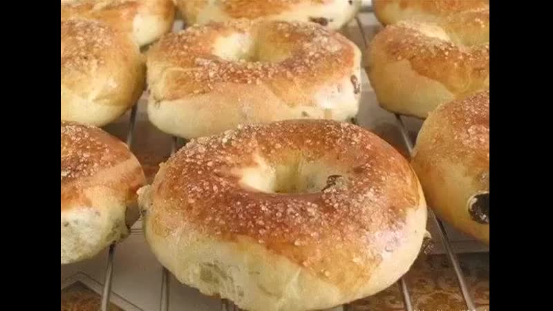 Нежные и пышные бублики к чаю