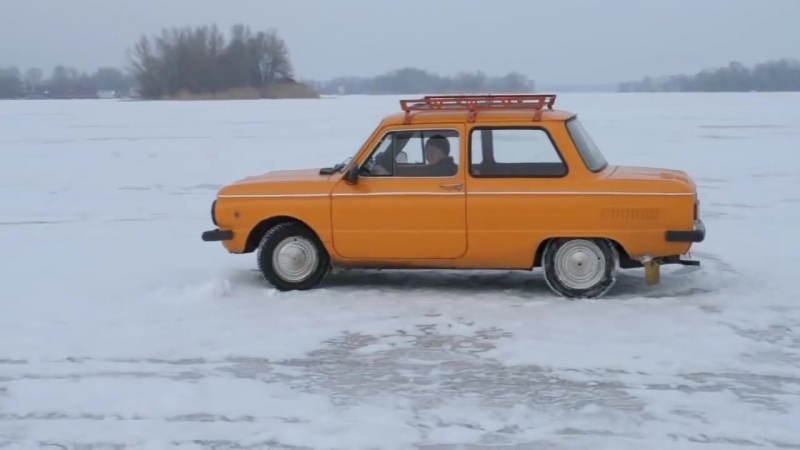 Запорожец, заз 968 (zaz) или наш жужик в зимнем дрифте
