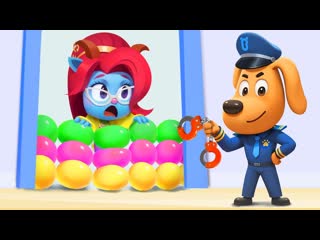 Sheriff labrador police chase | detective story | safety | porn cartoon | sheriff labrador | babybus