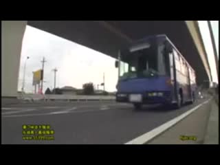 Japanese girl fucks man in bus