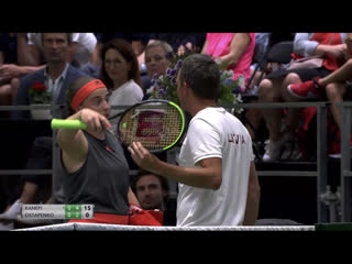 Алёна остапенко спорит с судьей на merko cup 2020