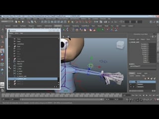 Character rigging in maya | 0605 setting up elbow controls