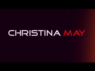 Позирование голышом модели christina may под тяжелый музончик