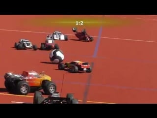 Rc car football with firestorm savage trophy flux part3