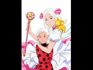 Cardcaptor sakura and ladybug